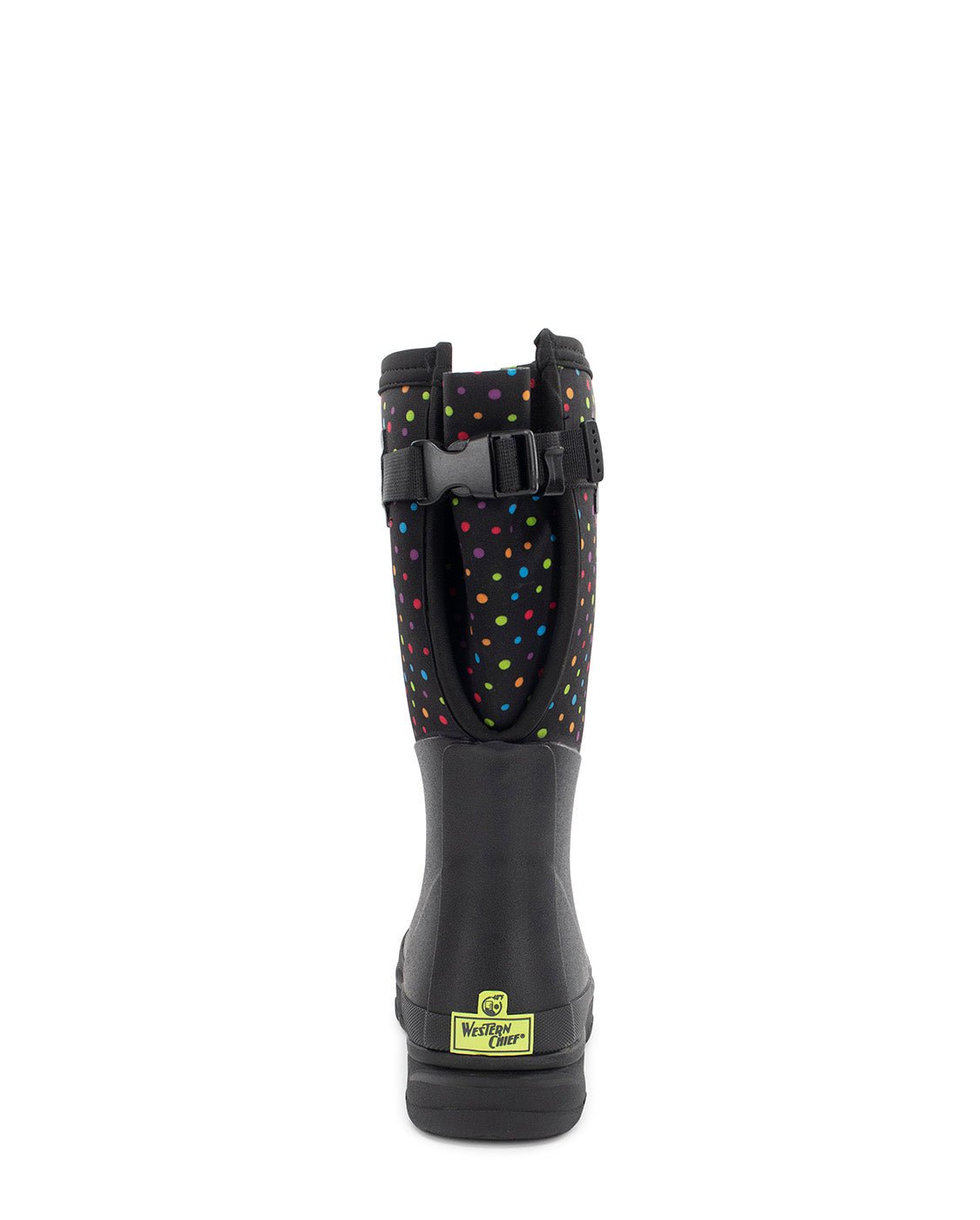 Women's Ditsy Dot Faux Fur Neoprene Wide Calf Cold Weather Boot - Black - Western Chief