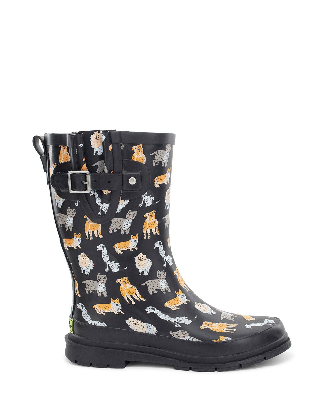 Women's Dog Pack Mid Rain Boot - Black - Western Chief