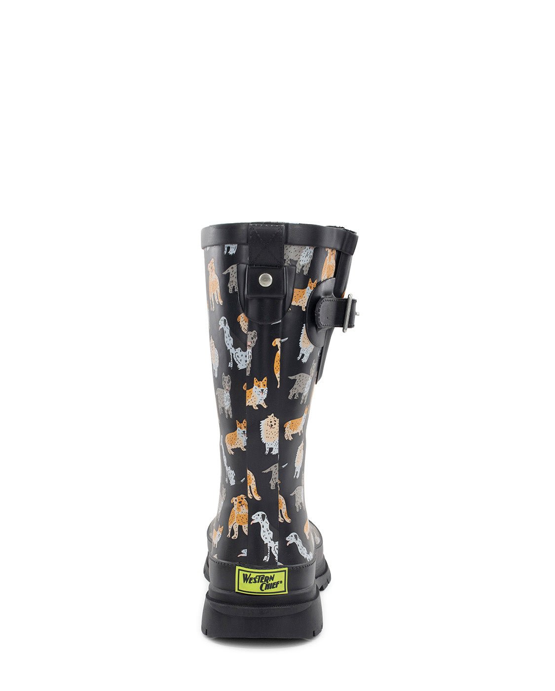 Women's Dog Pack Mid Rain Boot - Black - Western Chief