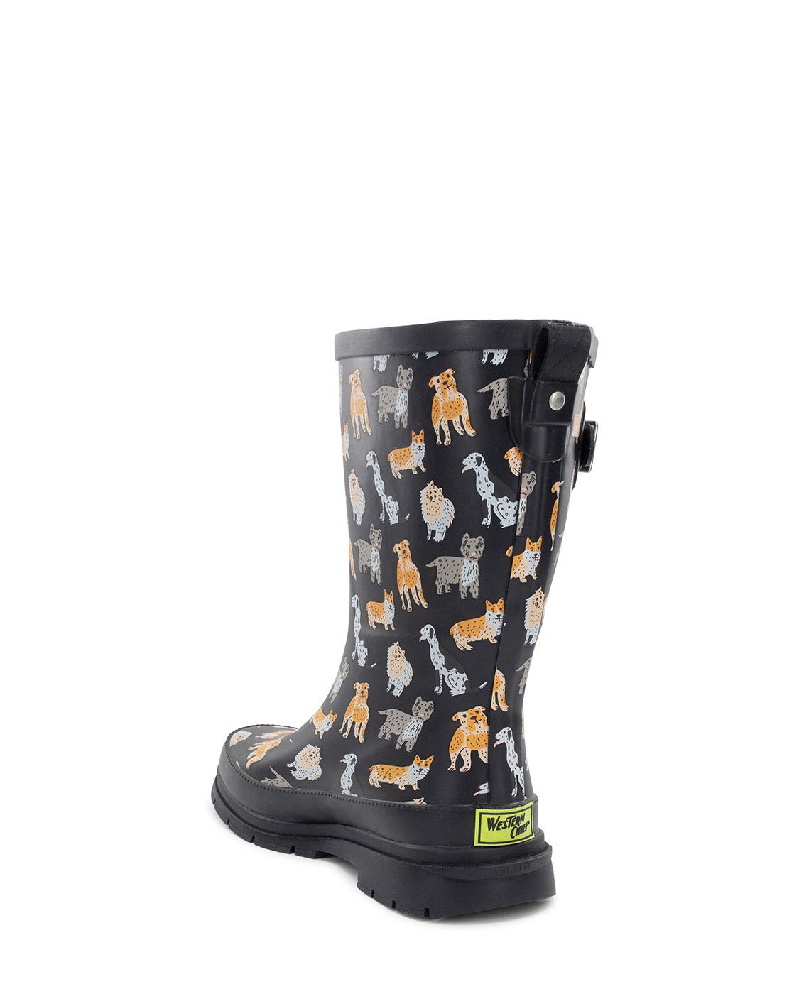 Women's Dog Pack Mid Rain Boot - Black - Western Chief