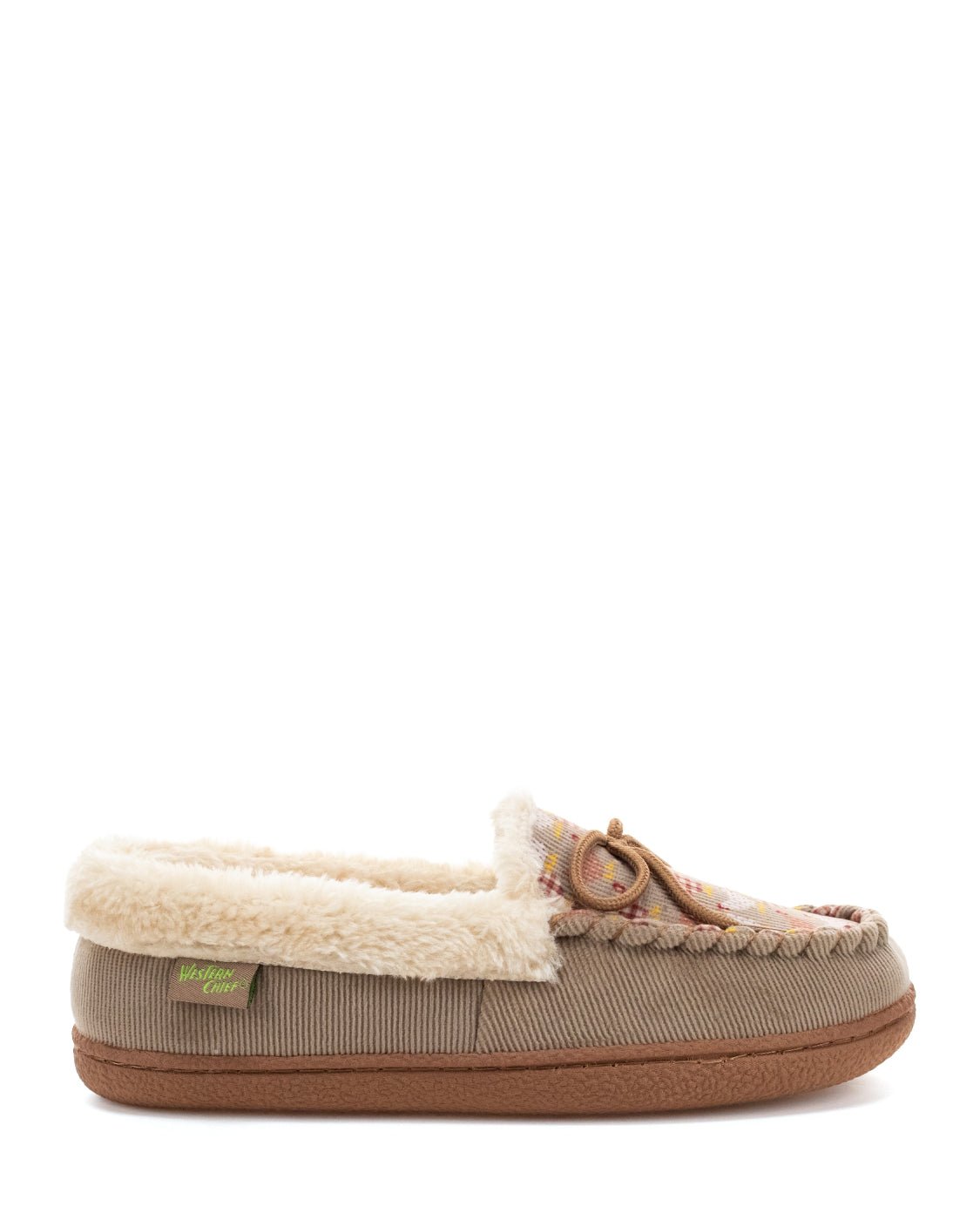 Women's Elaine Chicken Check Slipper - Taupe - Western Chief