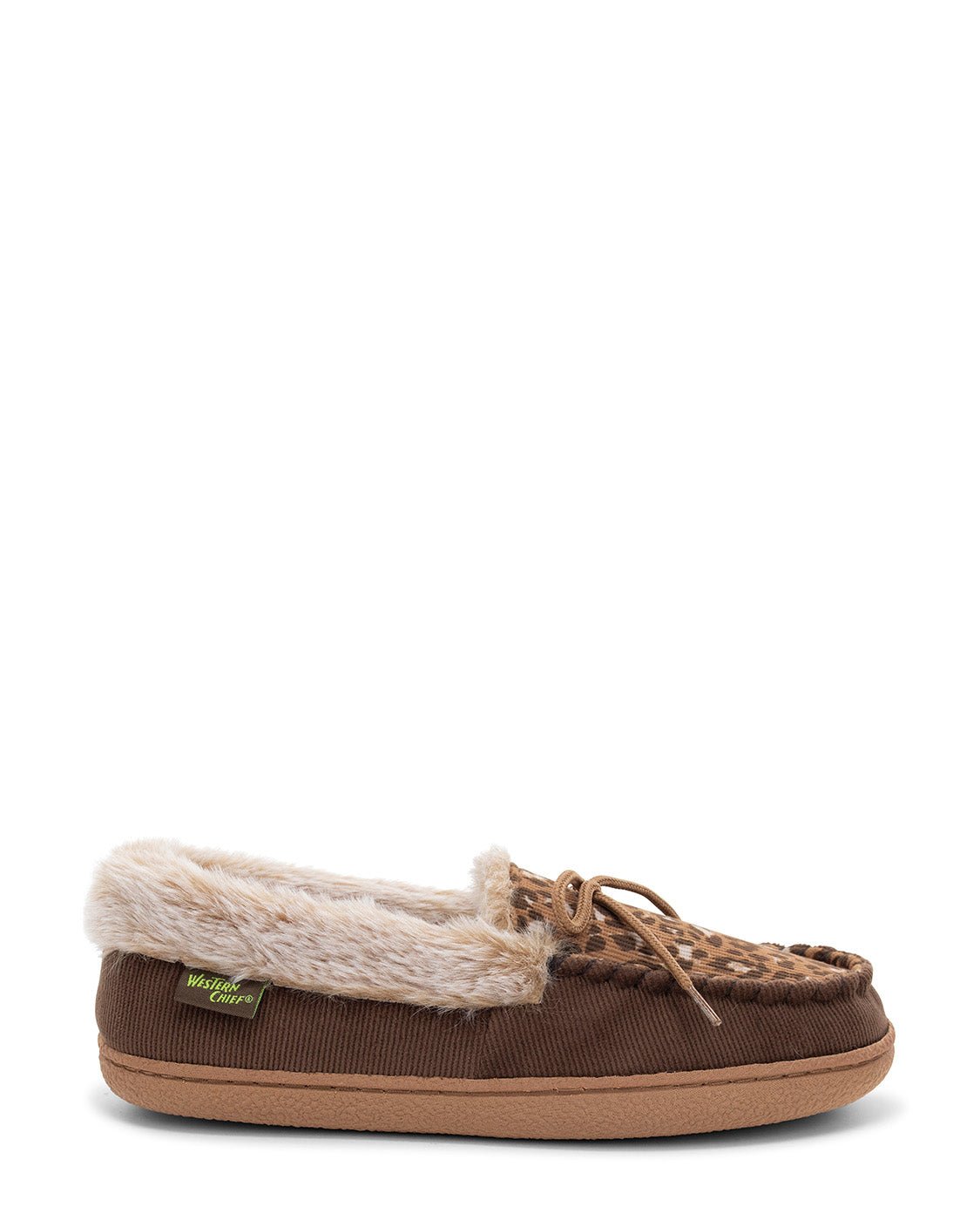 Women's Elaine Leopard Slipper - Brown - Western Chief