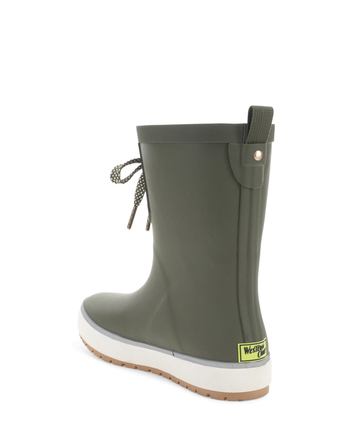 Women's Element Mid Lace Up Rain Boot - Olive - Western Chief