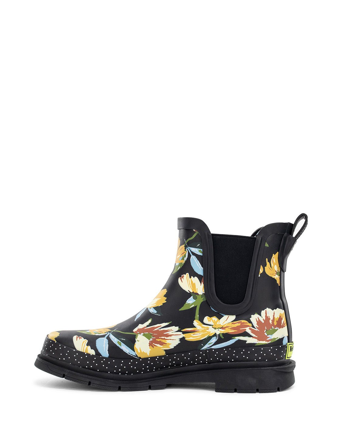 Women's Floral Chelsea Rain Boot - Black - Western Chief