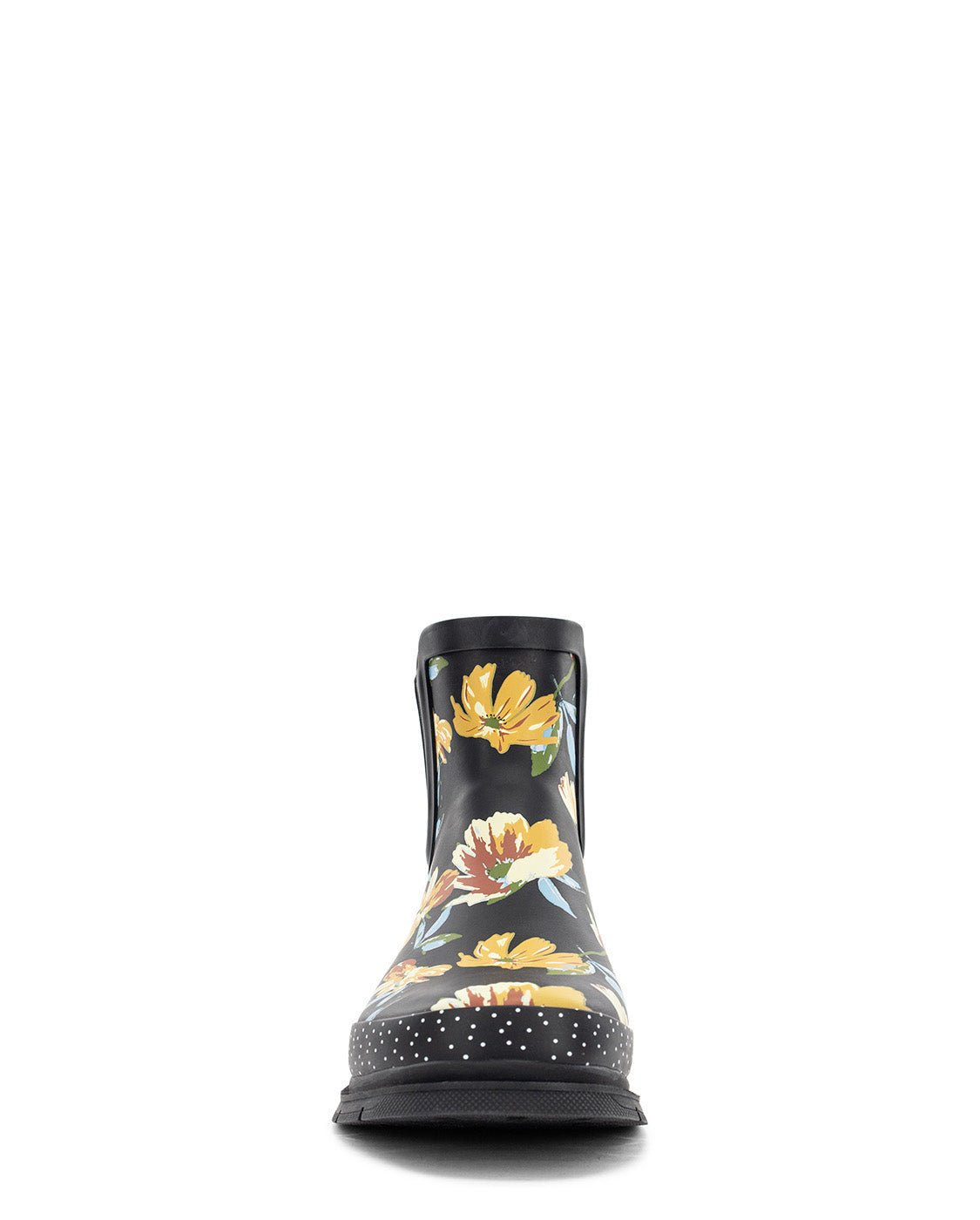 Women's Floral Chelsea Rain Boot - Black - Western Chief