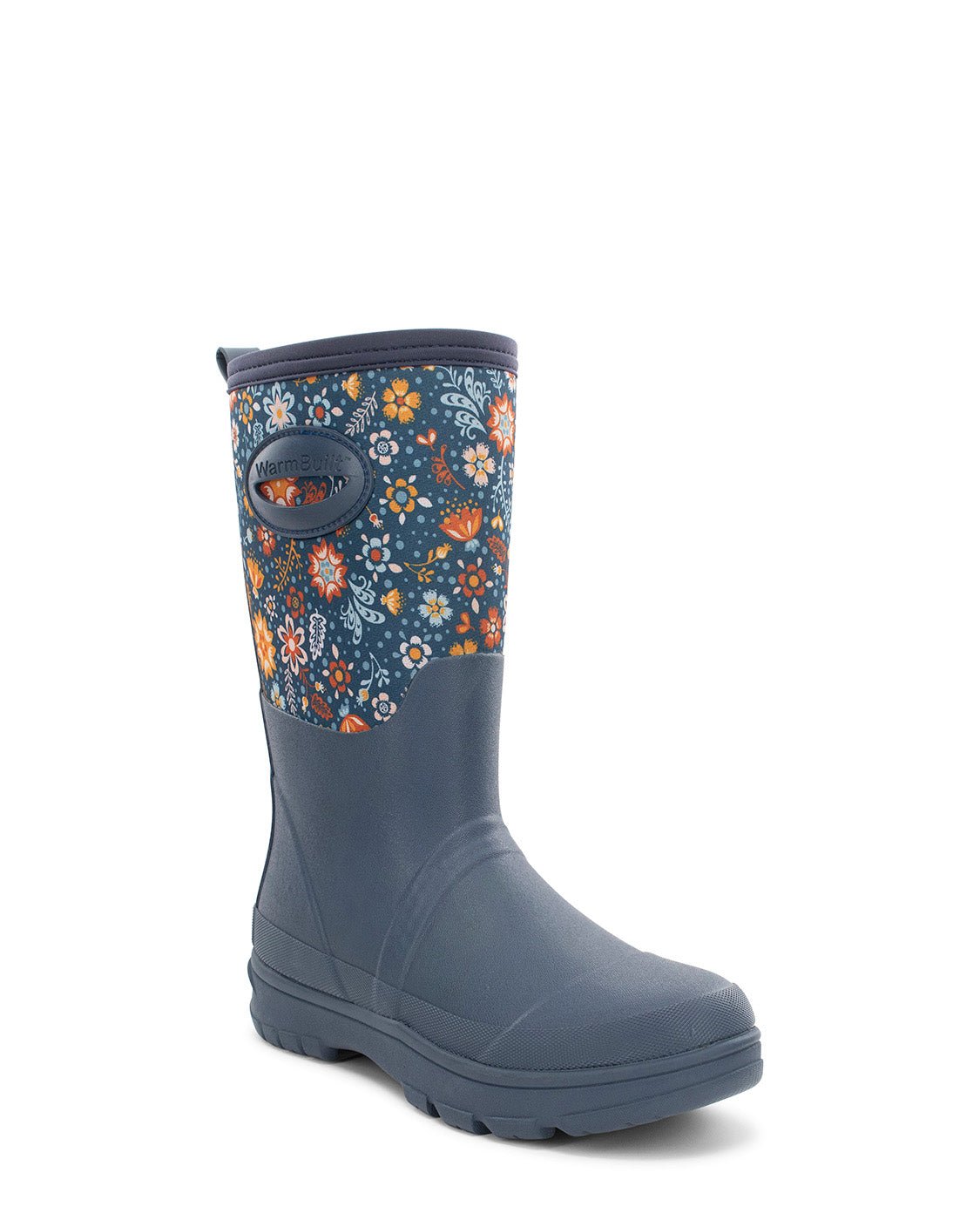 Women's Garden Play Faux Fur Neoprene Mid Cold Weather Boot - Blue - Western Chief