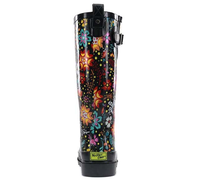 Women's Garden Play Tall Rain Boot - Black - Western Chief