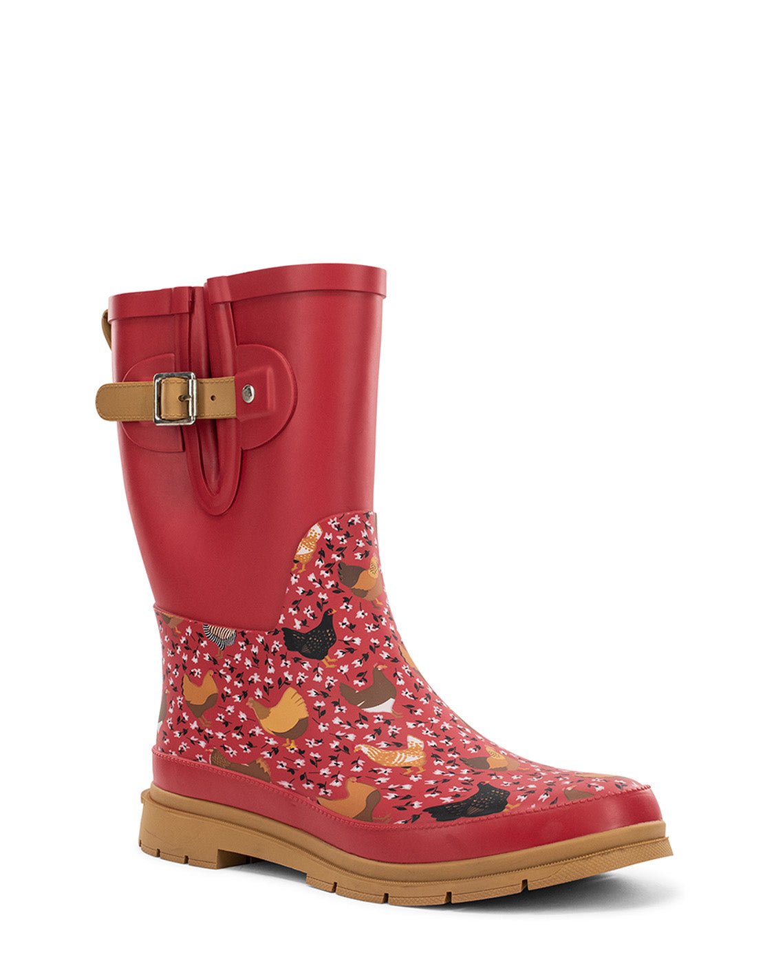 Women's Golden Gals Mid Rain Boot - Red - Western Chief