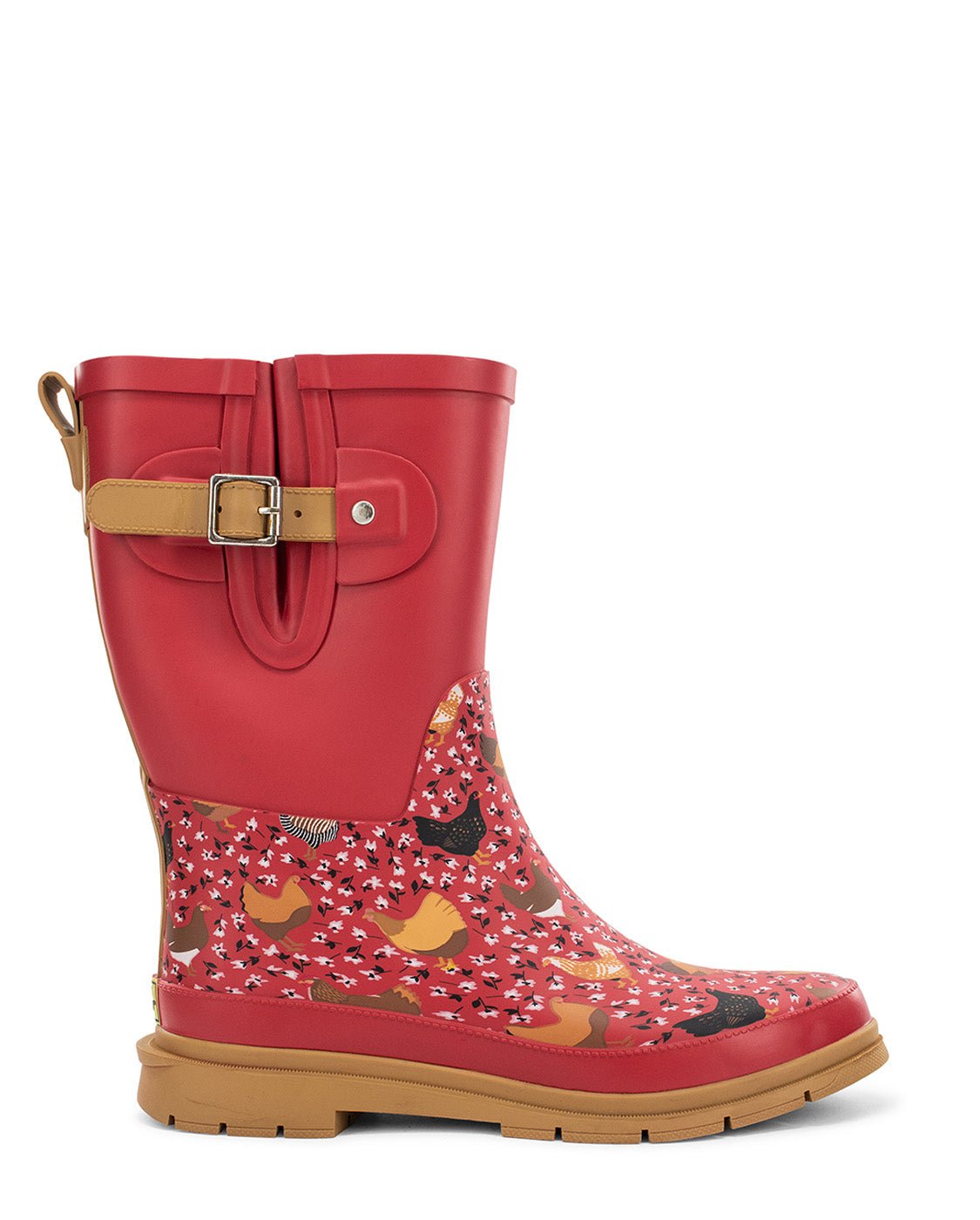 Women's Golden Gals Mid Rain Boot - Red - Western Chief