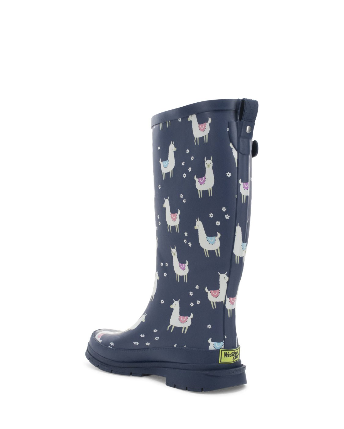 Women's Llama-Rama Tall Rain Boot - Navy - Western Chief