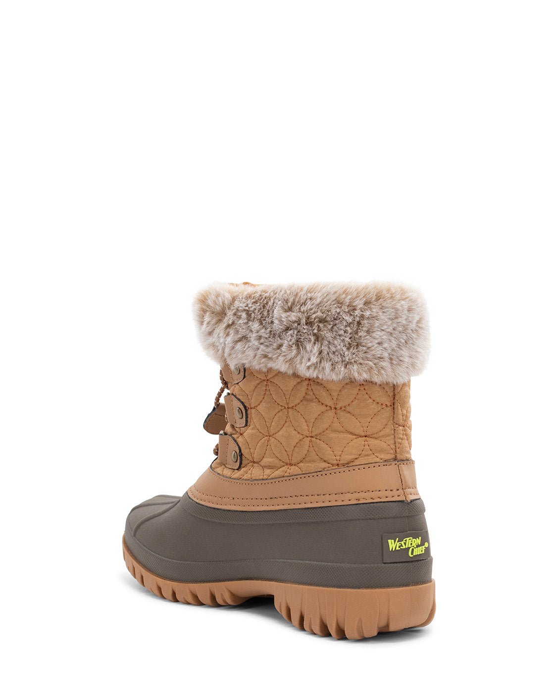 Women's Polar Faux Fur Ankle Cold Weather Boot - Brown - Western Chief