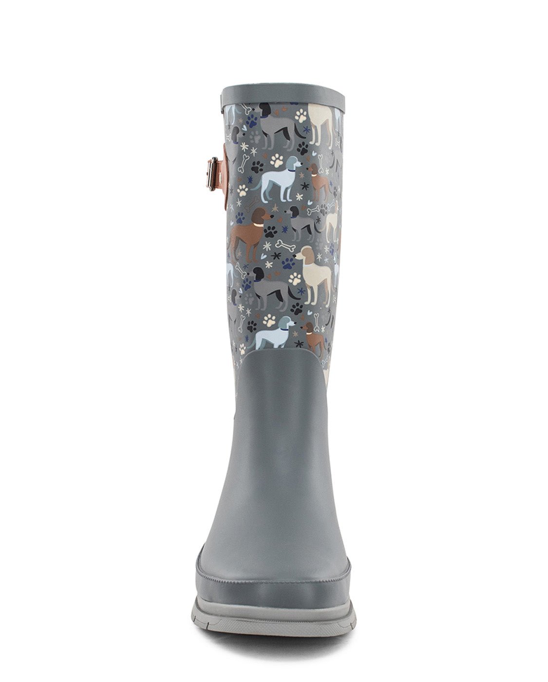 Women's Puppy Love Faux Fur Tall Rain Boot - Gray - Western Chief