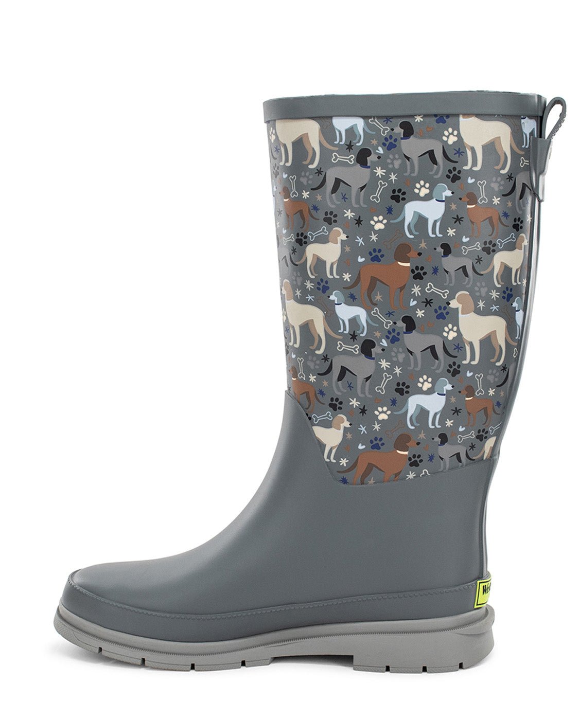 Women's Puppy Love Faux Fur Tall Rain Boot - Gray - Western Chief