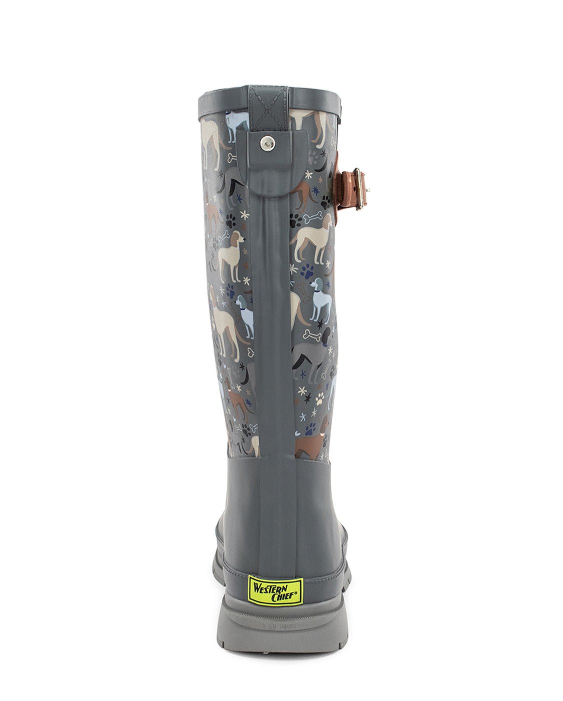 Women's Puppy Love Faux Fur Tall Rain Boot - Gray - Western Chief