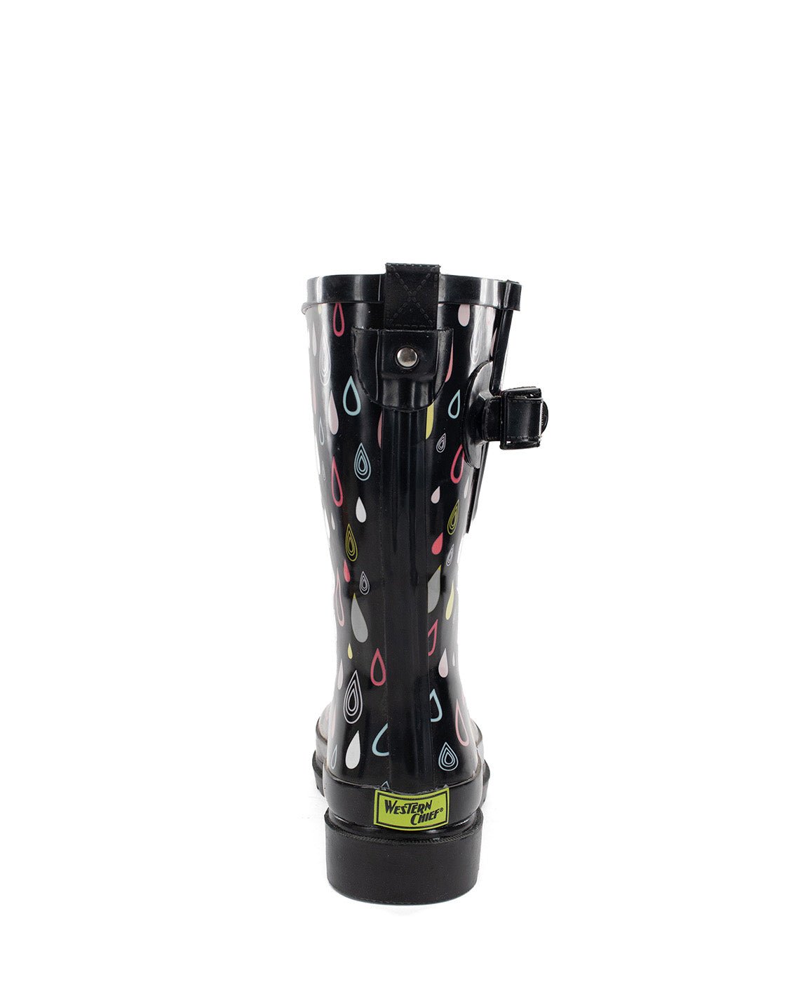 Women's Rain Drop Mid Rain Boot - Black - Western Chief