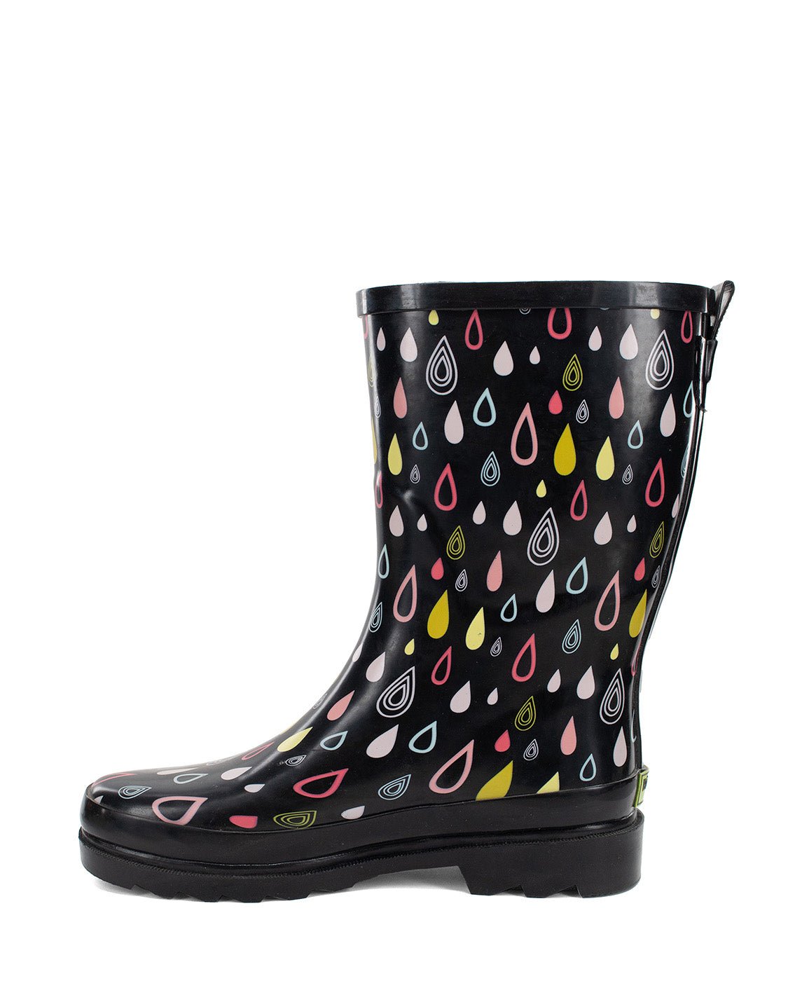 Women's Rain Drop Mid Rain Boot - Black - Western Chief