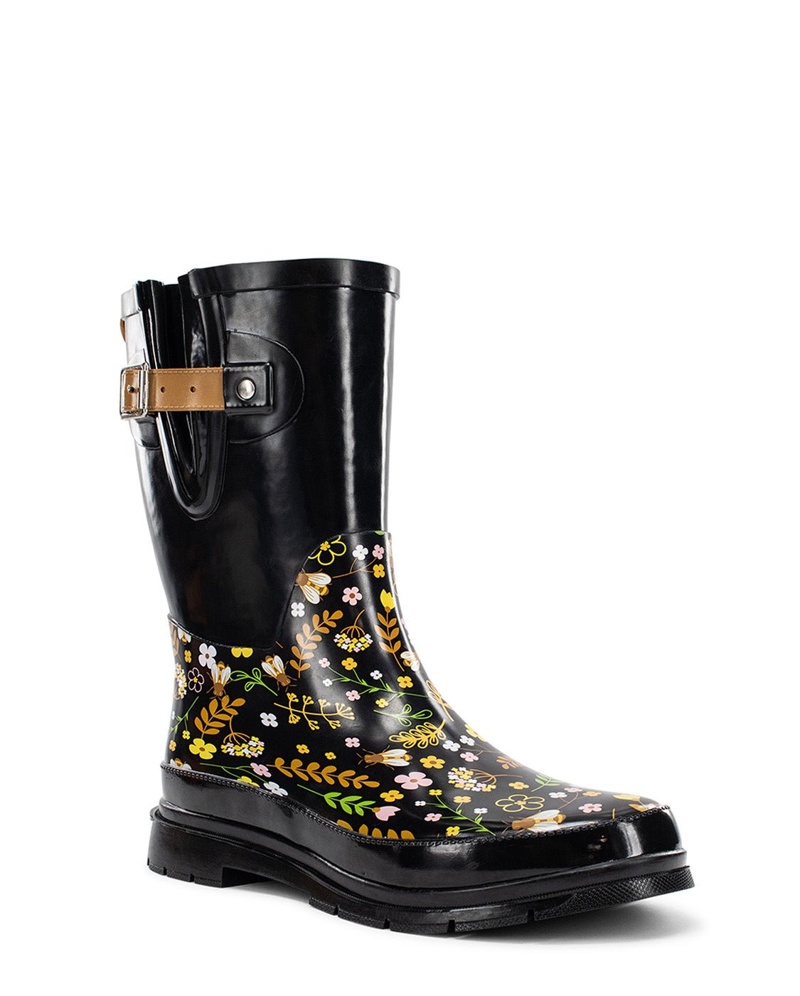 Women's Sweet Bees Mid Rain Boot - Black - Western Chief