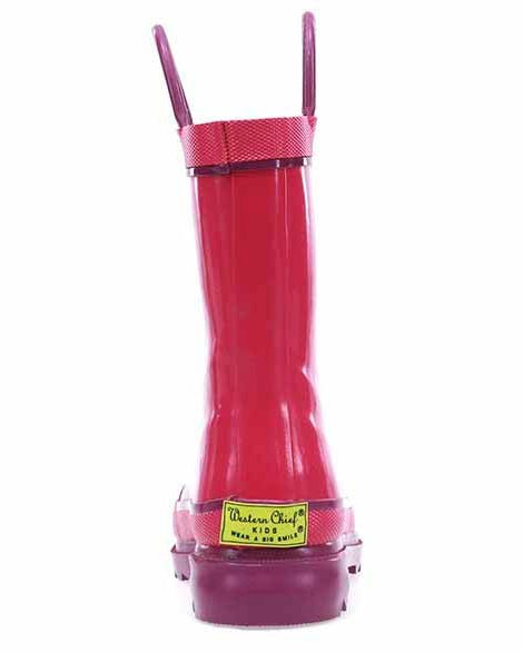 Kids Firechief 2 Rain Boot - Pink - Western Chief