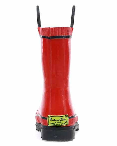 Kids Firechief 2 Rain Boot - Red - Western Chief