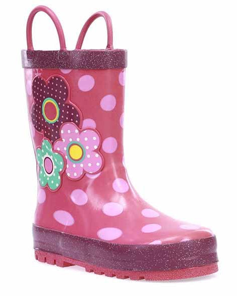 Kids Flower Cutie Rain Boot - Pink - Western Chief