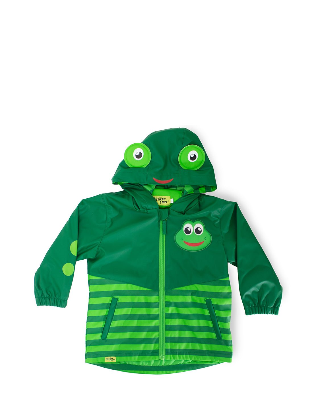 Kids Fritz Frog Raincoat Green – Western Chief