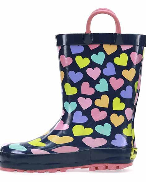 Kids Happy Hearts Rain Boot - Multi - Western Chief