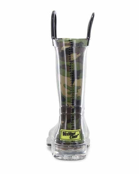Kids Lighted Rain Boot - Camo - Western Chief