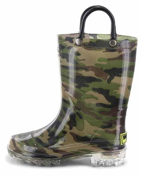 Kids Lighted Rain Boot - Camo - Western Chief