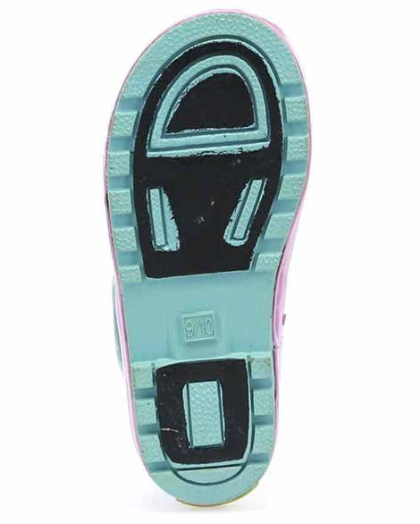 Kids Lucky Unicorn Rain Boot - Turquoise - Western Chief