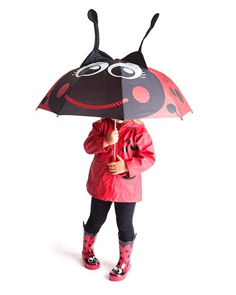 Kids Lucy Ladybug Umbrella - Red - Western Chief