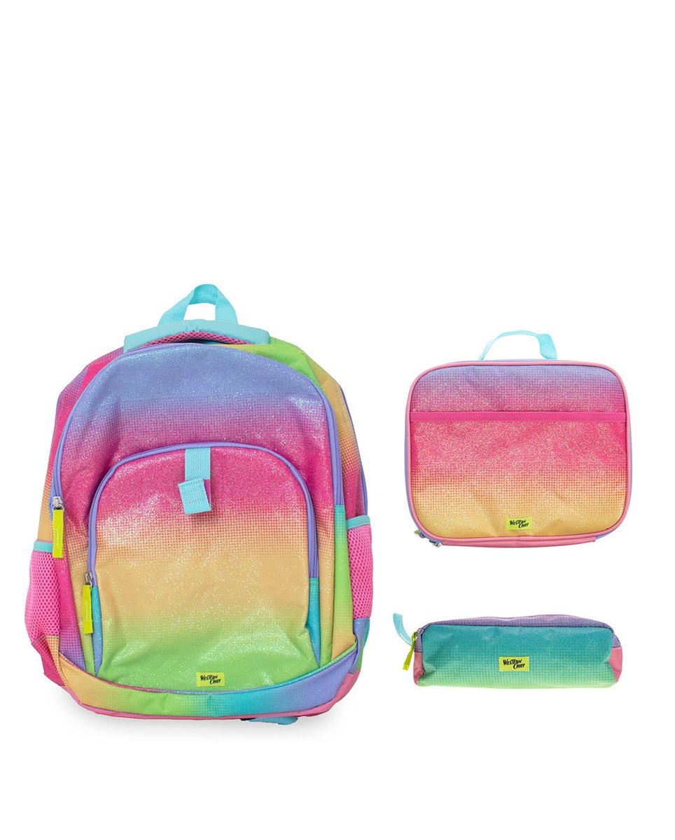 Western Chief Kids Ombre Glitter Backpack Bundle