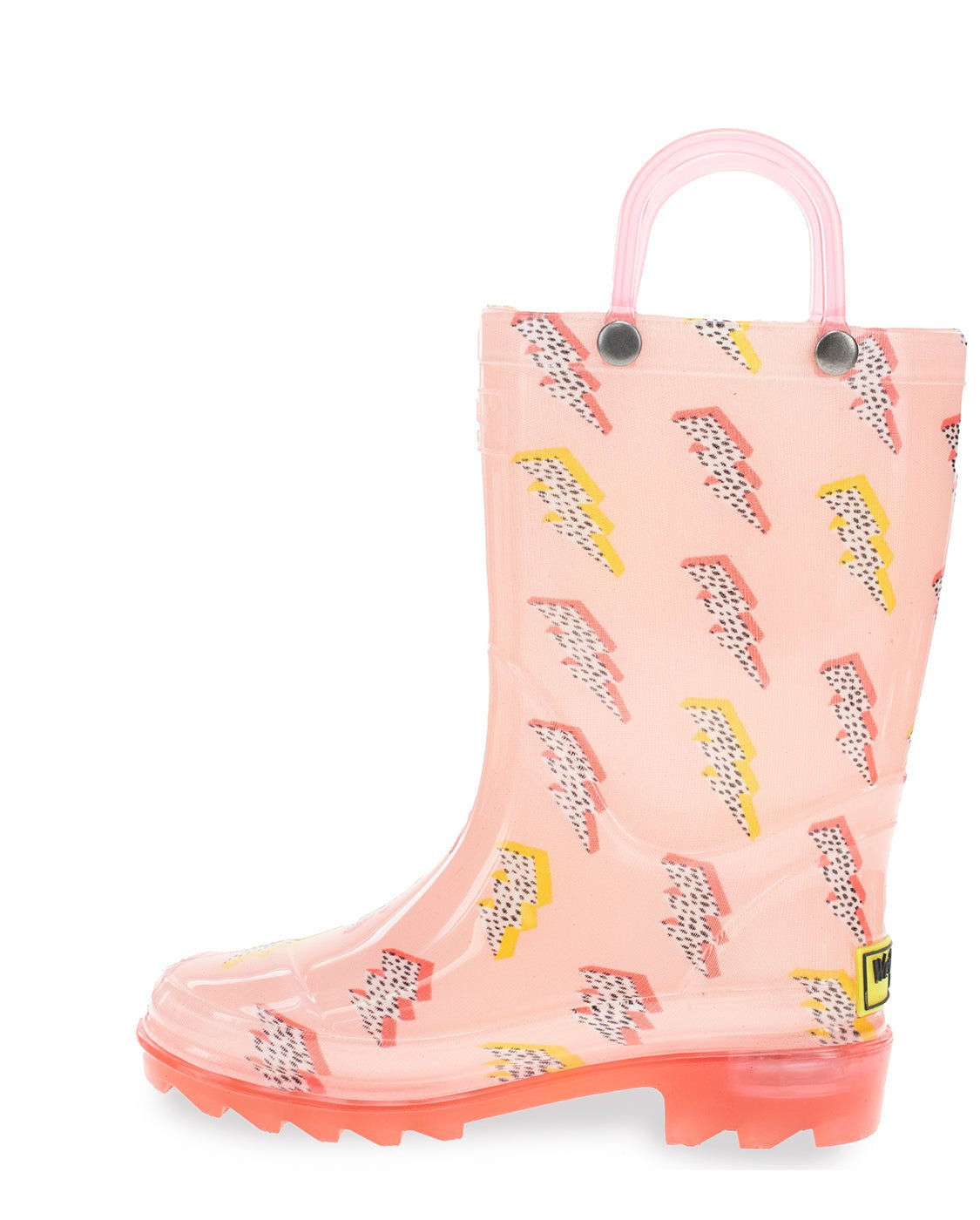 Kids Pink Lightning Lighted Rain Boot - Pink - Western Chief