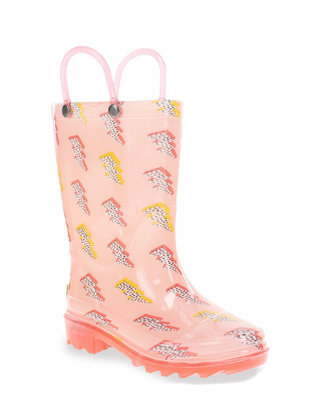 Kids Pink Lightning Lighted Rain Boot - Pink - Western Chief