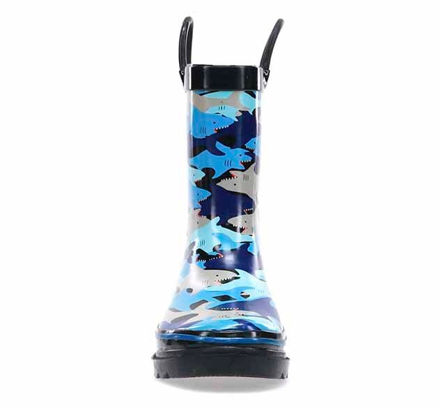 Kids Shark Chomp Rain Boot - Blue - Western Chief