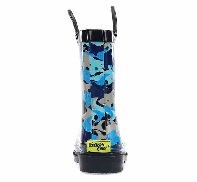 Kids Shark Chomp Rain Boot - Blue - Western Chief