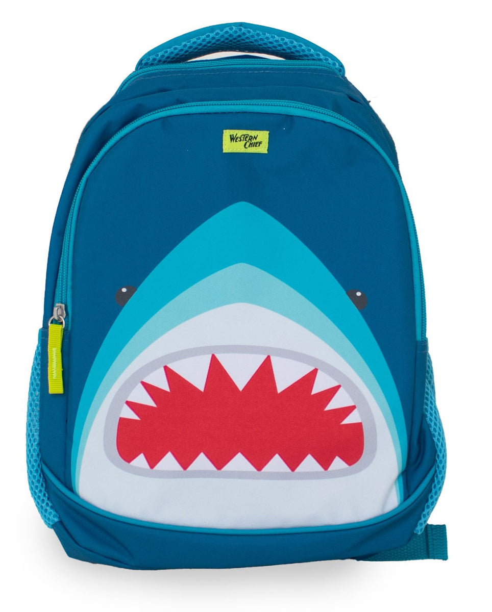 Western Chief Kids Mini Shark Backpack Blue