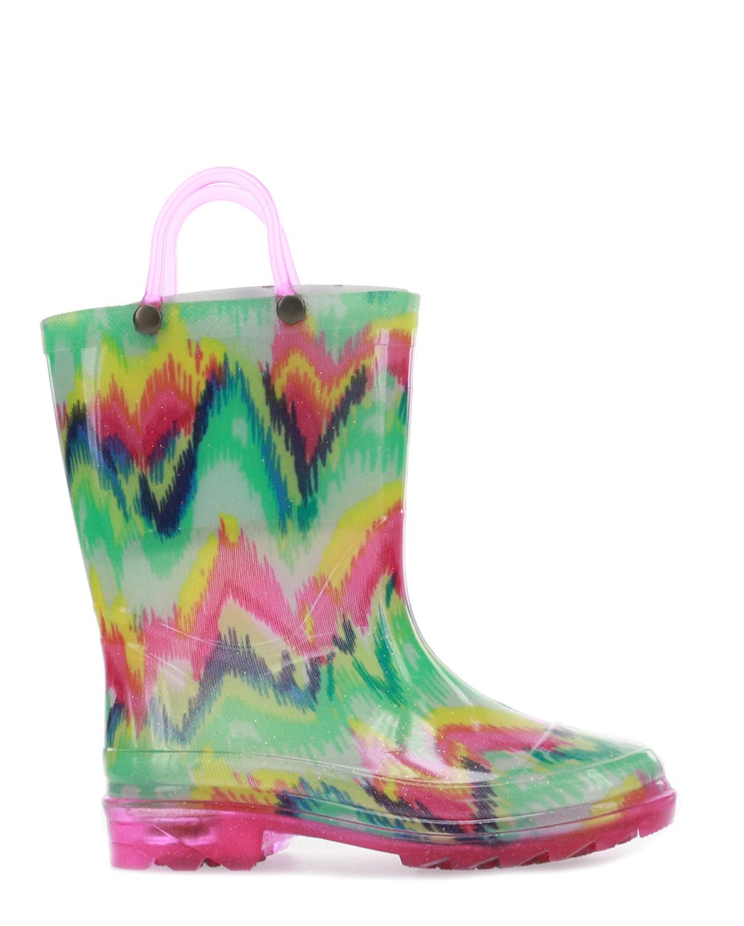 Kids Tie Dye Party Lighted Rain Boot - Multi - Western Chief