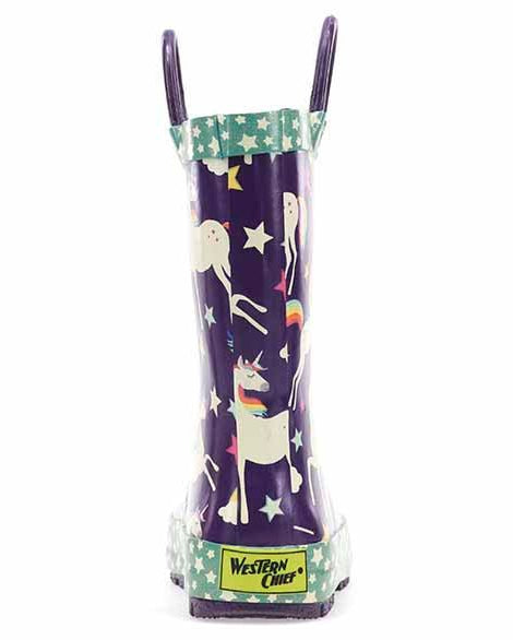 Kids Unicorn Dreams Rain Boot - Purple - Western Chief