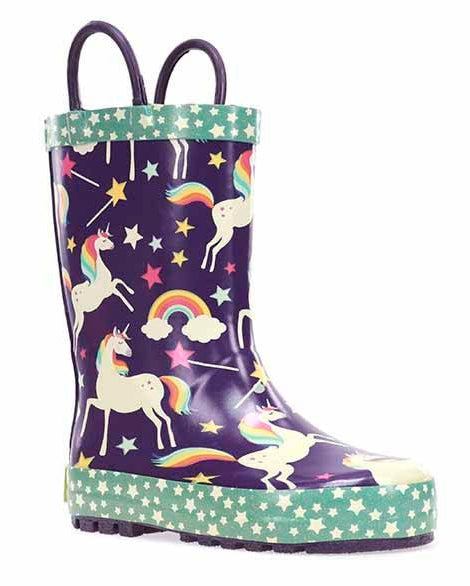 Kids Unicorn Dreams Rain Boot - Purple - Western Chief