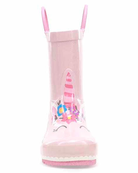 Kids Unity Unicorn Rain Boot - Soft Rose - Western Chief