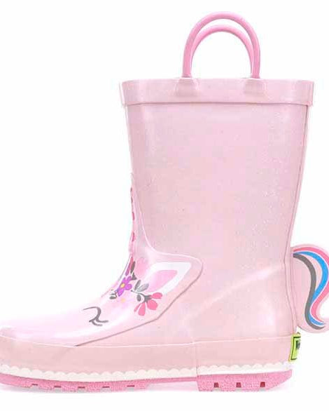 Kids Unity Unicorn Rain Boot - Soft Rose - Western Chief