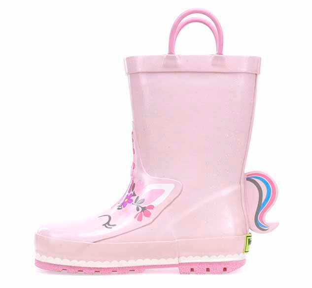 Kids Unity Unicorn Rain Boot - Soft Rose - Western Chief