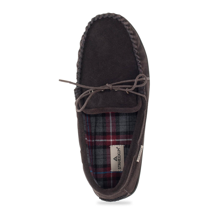 Men's Country Flannel Slipper - Chocolate - Western Chief