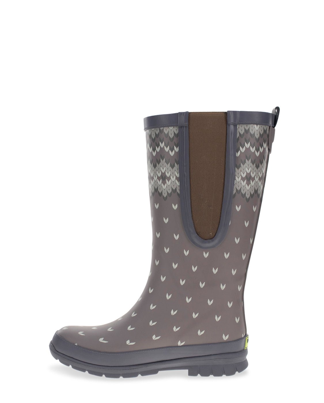 Women's Fair Isle Tall Rain Boot - Taupe - Western Chief