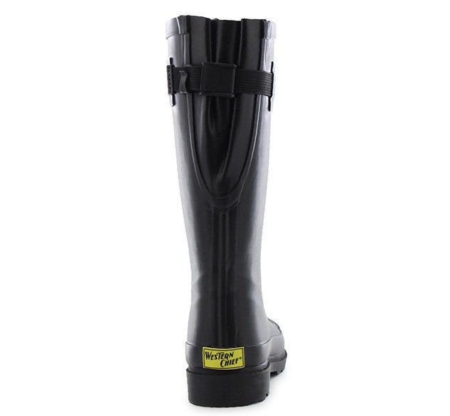 Women's Tall Feminine Floral Wide Calf Rain Boot - Slate - Western Chief