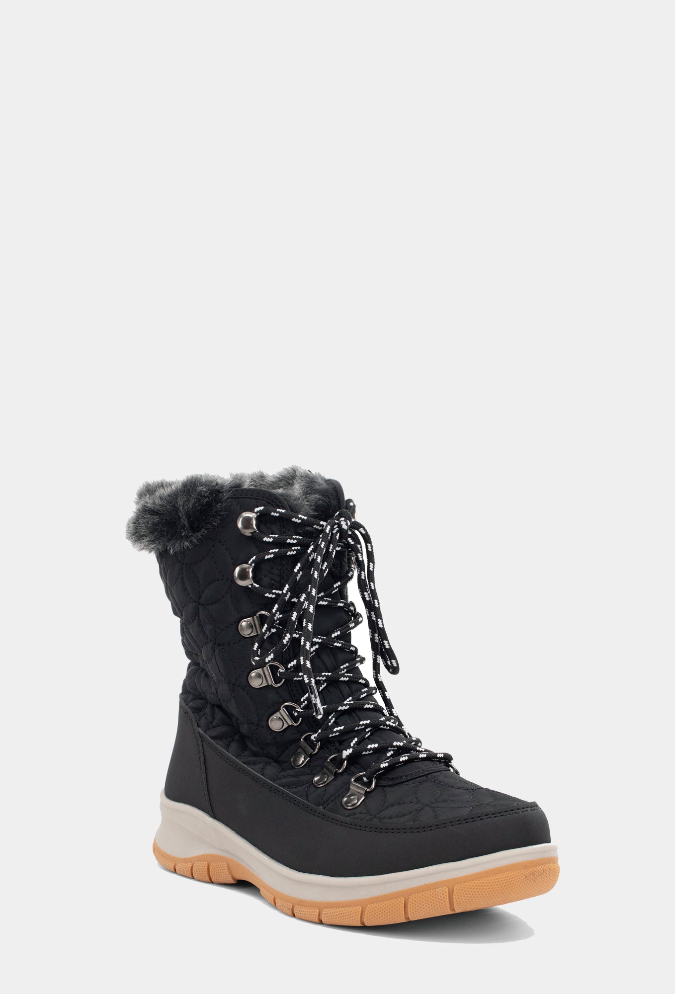 Belltown Mid Faux Fur Cold Weather Boot - Black - Western Chief