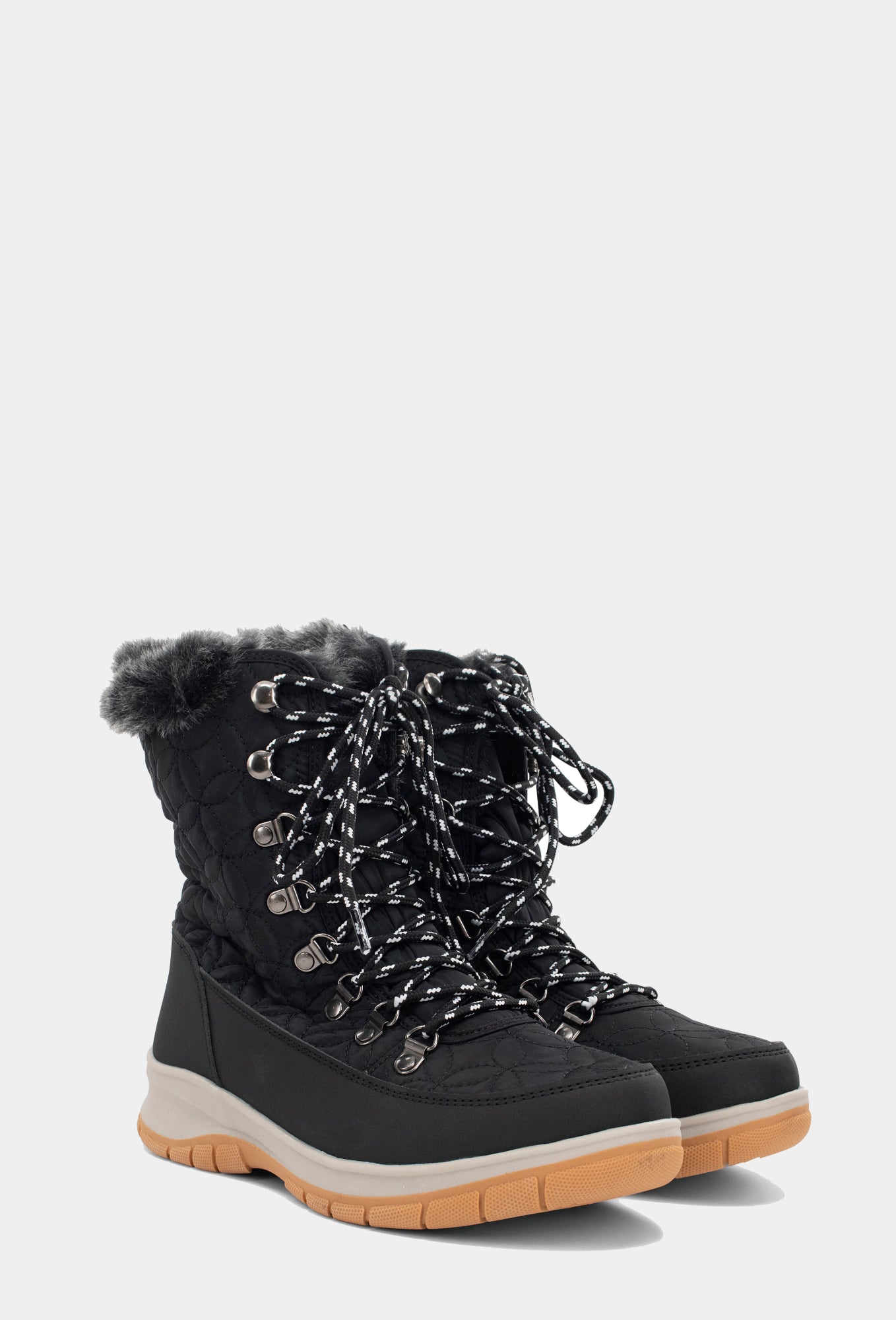 Belltown Mid Faux Fur Cold Weather Boot - Black - Western Chief