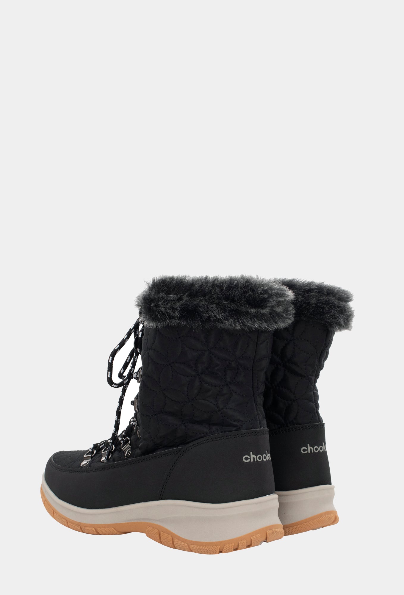 Belltown Mid Faux Fur Cold Weather Boot - Black - Western Chief