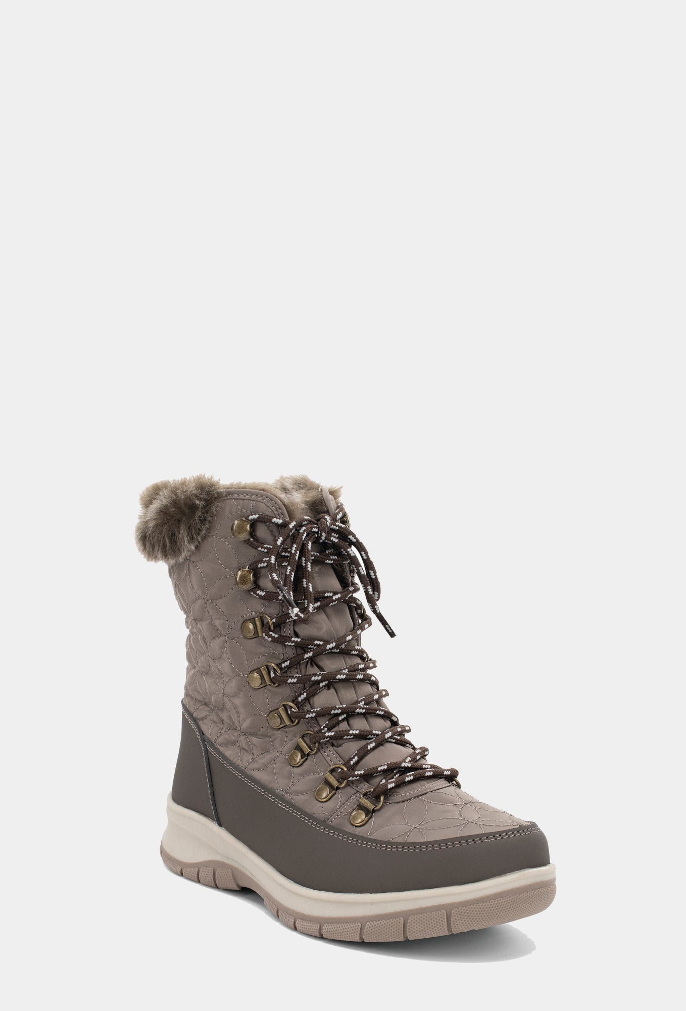 Belltown Mid Faux Fur Cold Weather Boot - Taupe - Western Chief