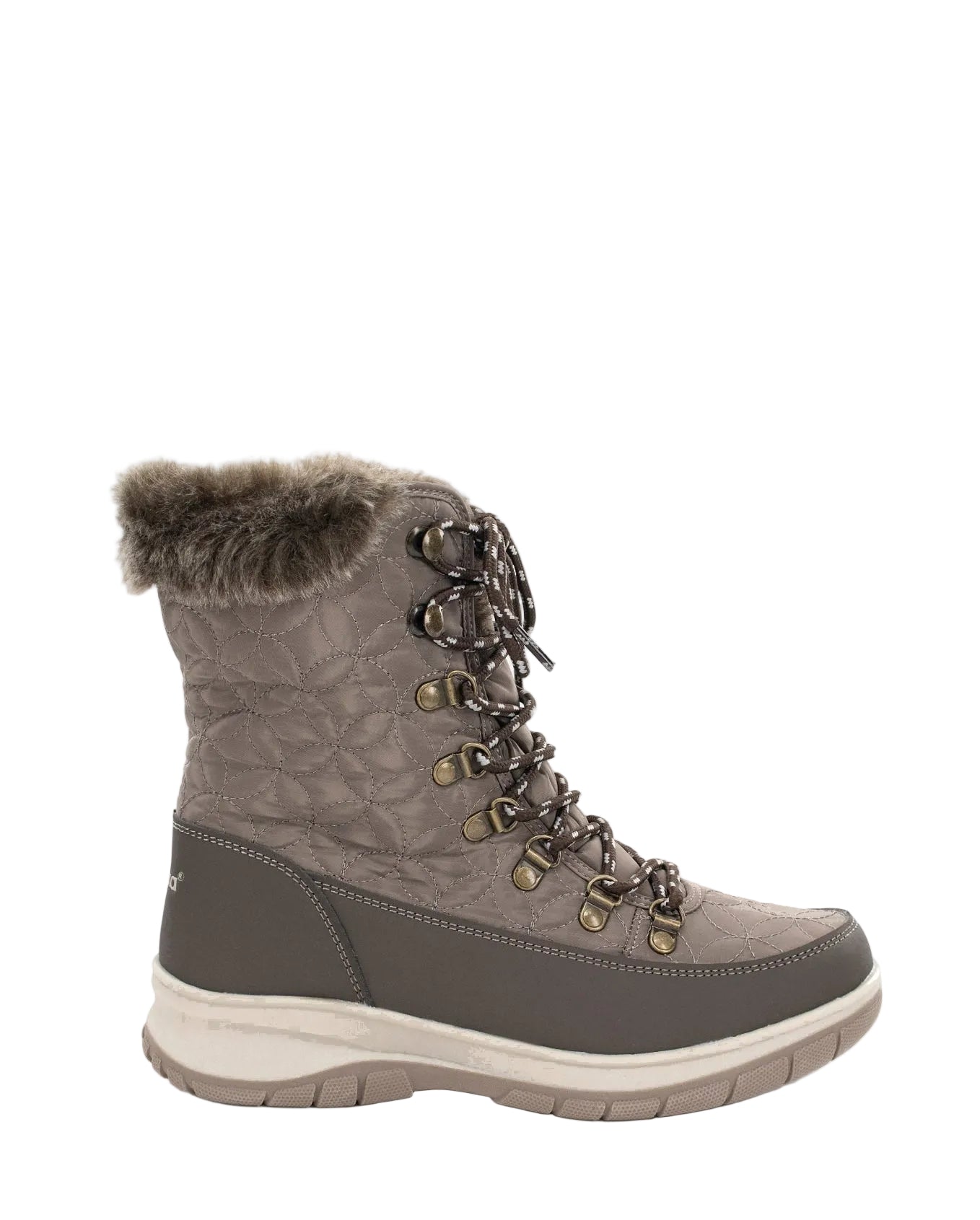 Belltown Mid Faux Fur Cold Weather Boot - Taupe - Western Chief
